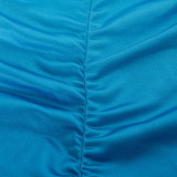 Sleeveless Slash-shoulder Gradient Maxi Dress GAXB-A471DS