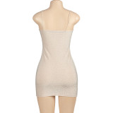Sleeveless Tube Tops Slim Mini Dress GAXB-A445DS