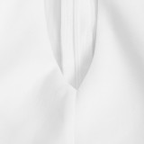 Solid Color Deep V Neck Mini Dress GAXB-A487DS