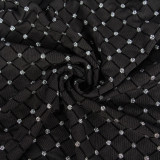 One Shoulder Long Sleeve Drawstring Mini Dress GAXB-A127DS