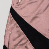 Long Sleeve Mesh Patchwork Pants Suit GAXB-A318ST