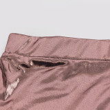 Long Sleeve Mesh Patchwork Pants Suit GAXB-A318ST