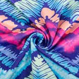 Sexy Print Sling Mini Dress GAXB-A186DS