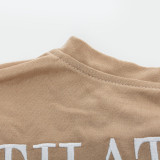 Embroidered Letter Long Sleeve Sweatshirt GAXB-A262TP