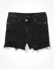 Ripped Raw Edge Denim Short  GKNF-TS-A395