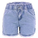 Light Color High Waist Loose Denim Short GKNF-CH-1038