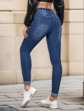 Fashion High Waist Pencil Jeans GKNF-TSXF-2321