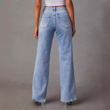 Casual Hight Waist Loose Jean GKNF-TSCH-2149