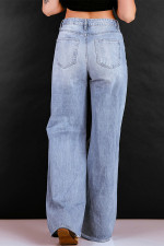 Fashion Holes Washed Staight Jeans GKNF-TSX-9061