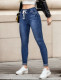 Fashion High Waist Pencil Jeans GKNF-TSXF-2321