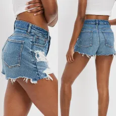 Fashion High Waist Denim Short GKNF-TS-A397