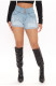 Fashion High Waist Button Denim Short GKNF-TS-1030