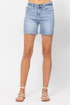 Casual Pockets Zipper Denim Shorts GKNF-TS-J24456(Z6010)