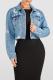 Long Sleeve Denim Short Jackets GKNF-TSC-1052