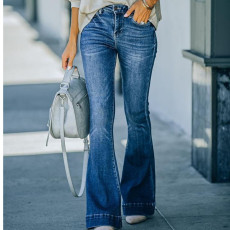 Casual High Waist Flare Jeans GKNF-KM-7112(X9041)