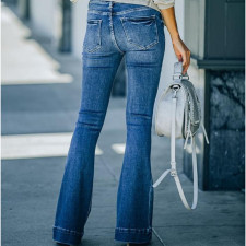 Casual High Waist Flare Jeans GKNF-KM-7112(X9041)