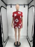 Casual Sport Short Sleeve Print Short Suit GYSL-1228