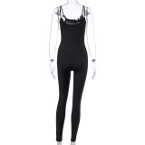 Solid Color Yoga Sport Sling Jumpsuit GYSL-19927