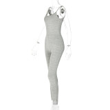 Solid Color Yoga Sport Sling Jumpsuit GYSL-19927
