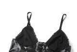 Sexy Strappy Camisole Vest Micro Pants Set XEF-47555