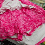 Tie-Dye Print Camisole Patchwork Mini Dress (with Safety Pants) SFY-HY104