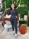 Solid Color Tight Long Sleeve Two Piece Pants Set CH-HR24043