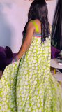 Sling Printed Big Swing Maxi Dress NY-10825