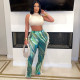 Print Tassel Casual Staight Pants ZSD-0682