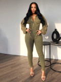 Sexy Deep V Neck Tight Jumpsuit CH-HR24102