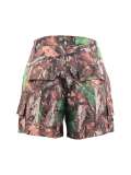 Camouflage Printed Patch Pocket Patchwork Shorts GSMJ-S6963