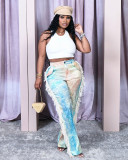 Print Tassel Casual Staight Pants ZSD-0682