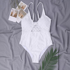 Hollow Out Bra Pads Sexy Tight Backless One Piece Swimsuit DYSC-DY1108114