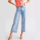 Fashion Zipper Loose Wide Leg Jeans GKNF-TSXF-2466