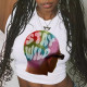 Casual Print Short Sleeve T Shirt GXJL-H0002