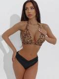 Leopard Print Bikinis Swimsuit 2 Piece Set DYSC-DY23C615YYB122913