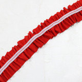 Solid Color Tassel Halter Midi Dress CYA-901256