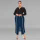Plus Size Fashion Tassel Split Denim Long Skirt GDAM-218606