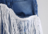 Holes Tassel Washed Jeans ME-378