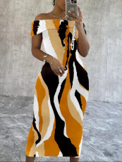 Sexy One Shoulder Sleeveless Long Dress LSD-2137