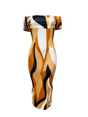 Sexy One Shoulder Sleeveless Long Dress LSD-2137