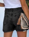 Casual Holes Denim Short XCFF-601