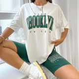 Loose Letter Print Casual Homewear Pajamas Suit GLSY-W0276