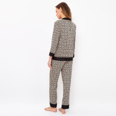 Cardigan Print Pajama Set Casual Homewear GLSY-W0273