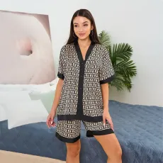 Short Sleeve Short Pants Kimono Collar Home Pajama Set GLSY-W0250