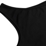 Single Shoulder Tank Top Sport Pants Set LSD-2014