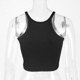 Sleeveless U Neck Slim Sexy Tank Top GZJF-ZJ2575