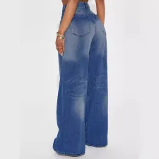 Fashion Loose Drag Floor Wide Leg Jeans GKNF-TSX-11030