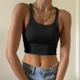 Sleeveless U Neck Slim Sexy Tank Top GZJF-ZJ2575