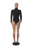 Long Sleeve Solid Color Bodysuit GXYF-H0392