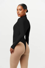Long Sleeve Solid Color Bodysuit GXYF-H0392
